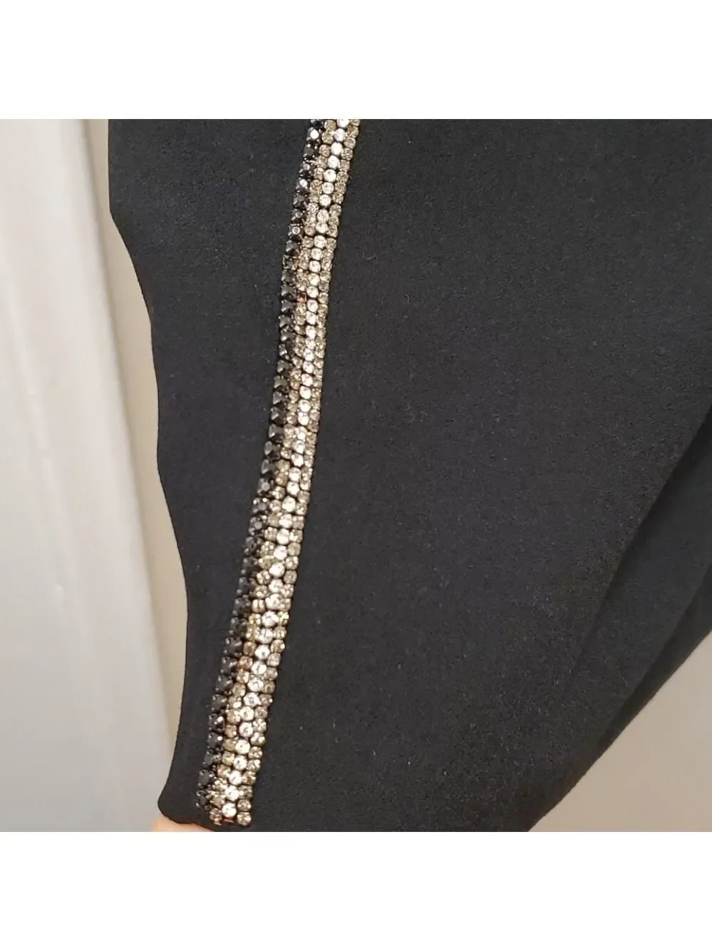 Dynamite V Neckline Dress with Rhinestones - Picture 4 of 16